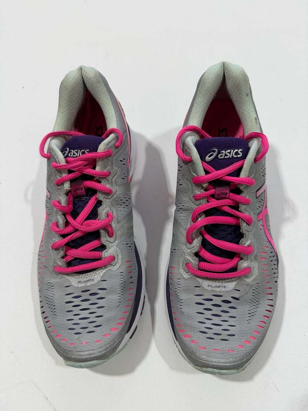 Asics Gel-Kayano 23 Running Shoes Grey Pink Women